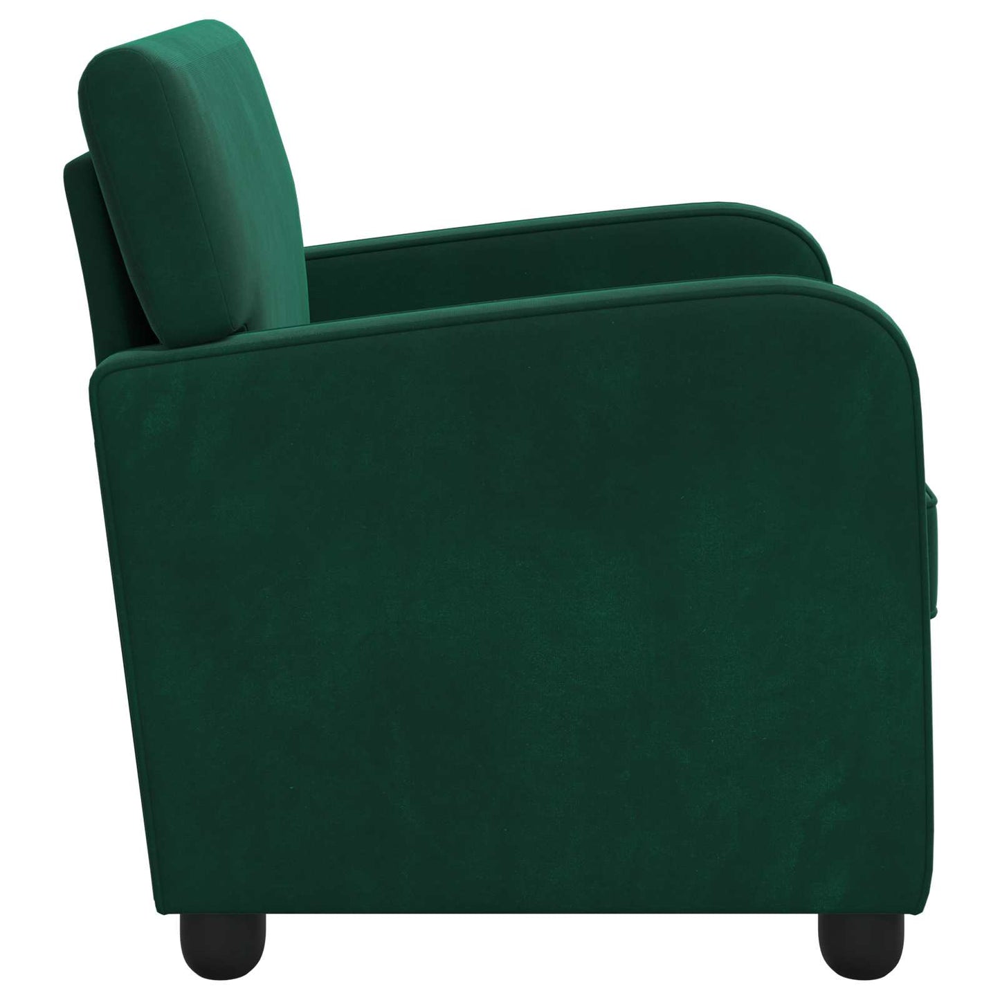 vidaXL Armchair Dark Green Velvet