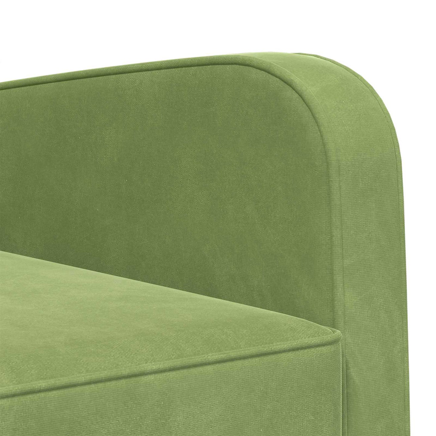 vidaXL Armchair Light Green Velvet