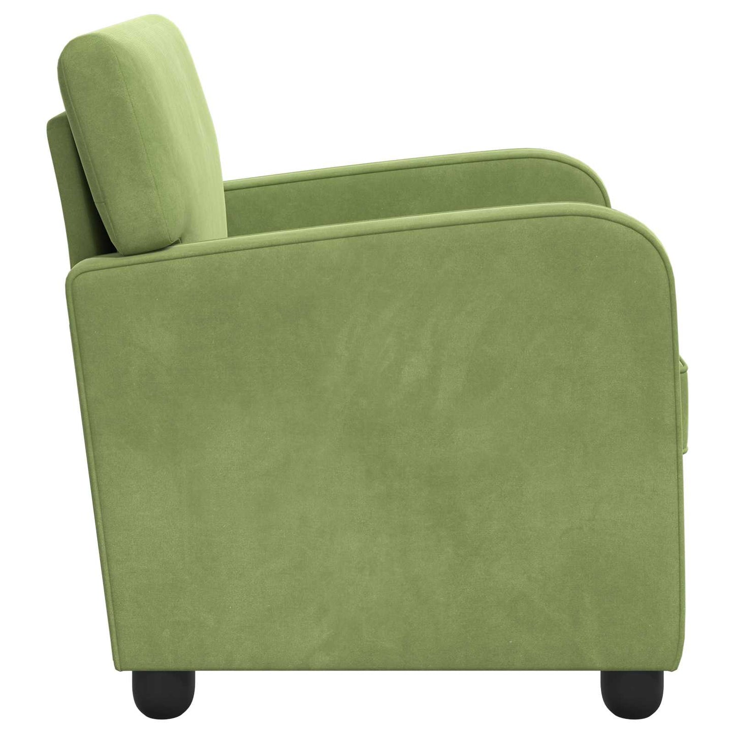 vidaXL Armchair Light Green Velvet