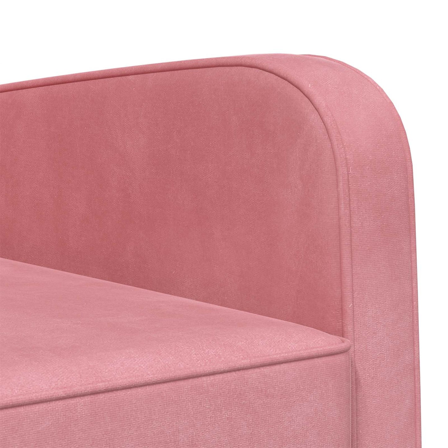 vidaXL Armchair Pink Velvet