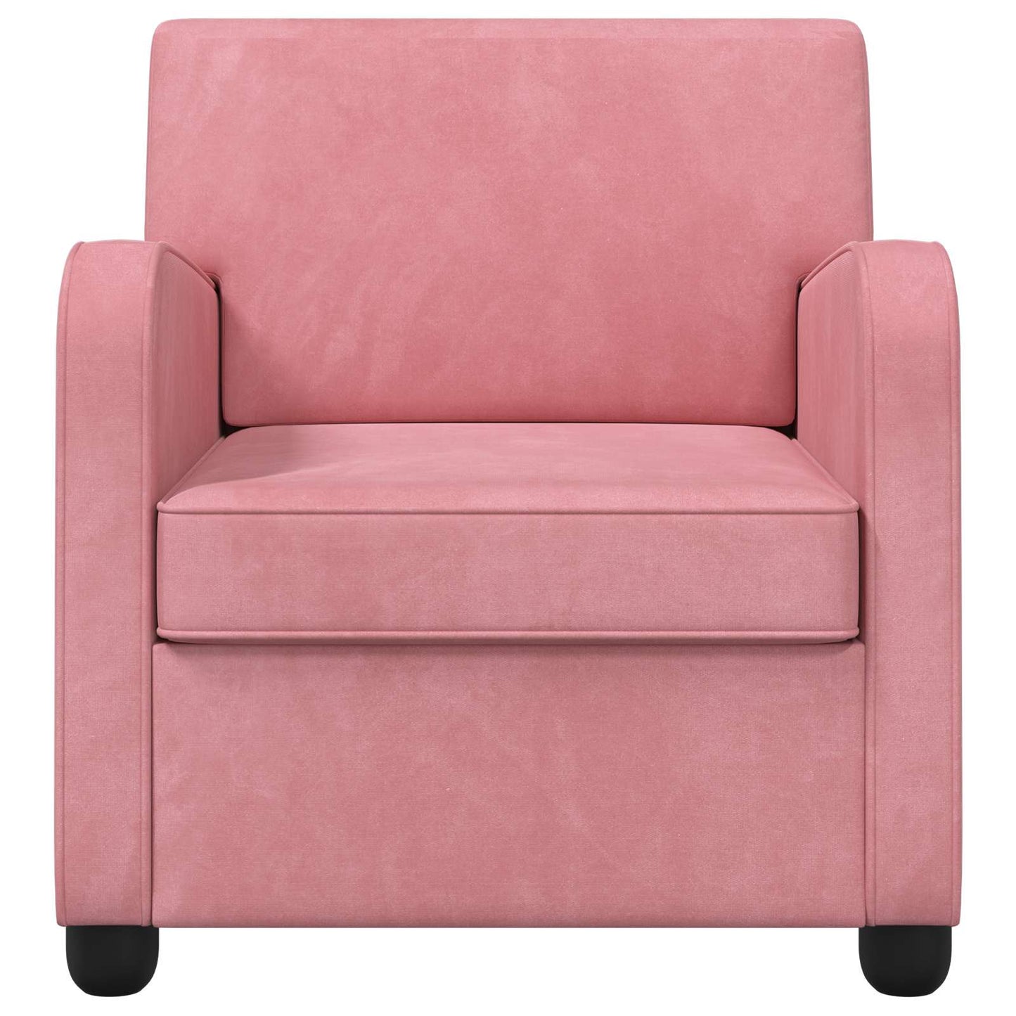 vidaXL Armchair Pink Velvet