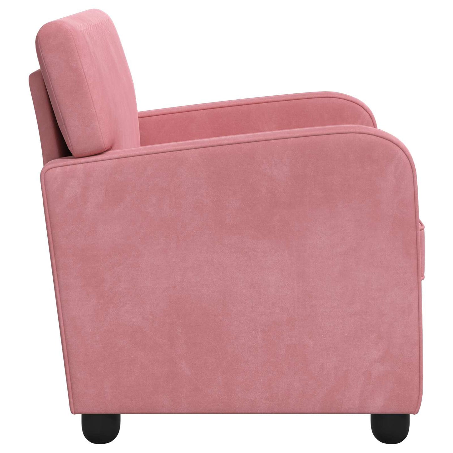 vidaXL Armchair Pink Velvet