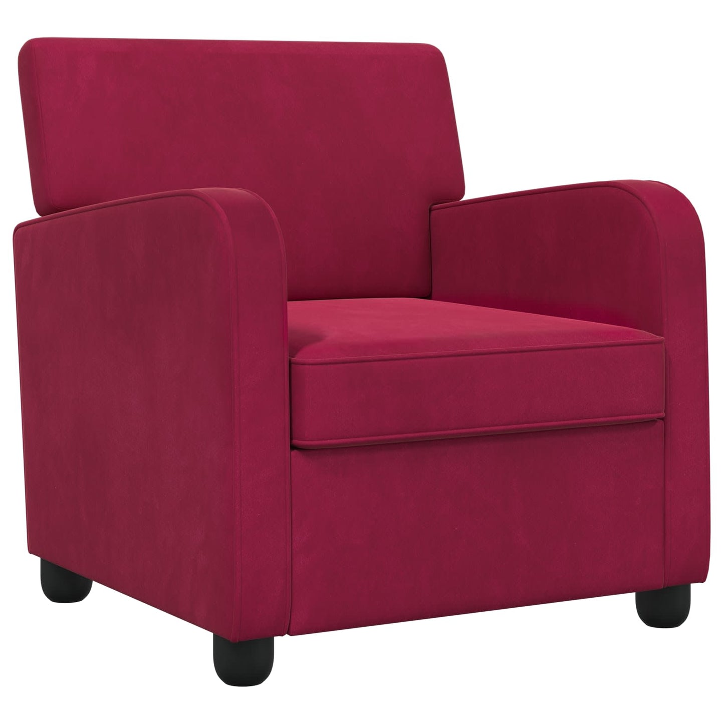 vidaXL Armchair Wine Red Velvet