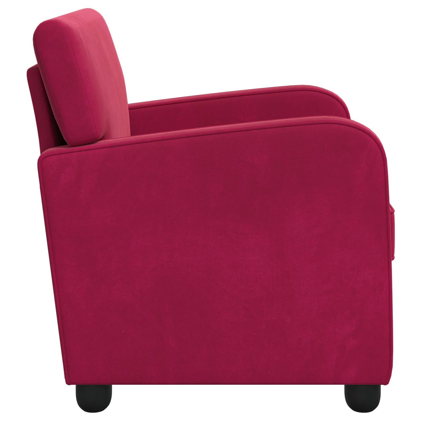 vidaXL Armchair Wine Red Velvet