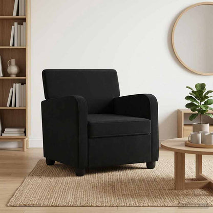 vidaXL Armchair Black Velvet