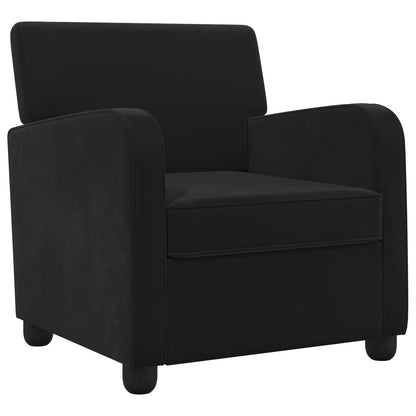 vidaXL Armchair Black Velvet