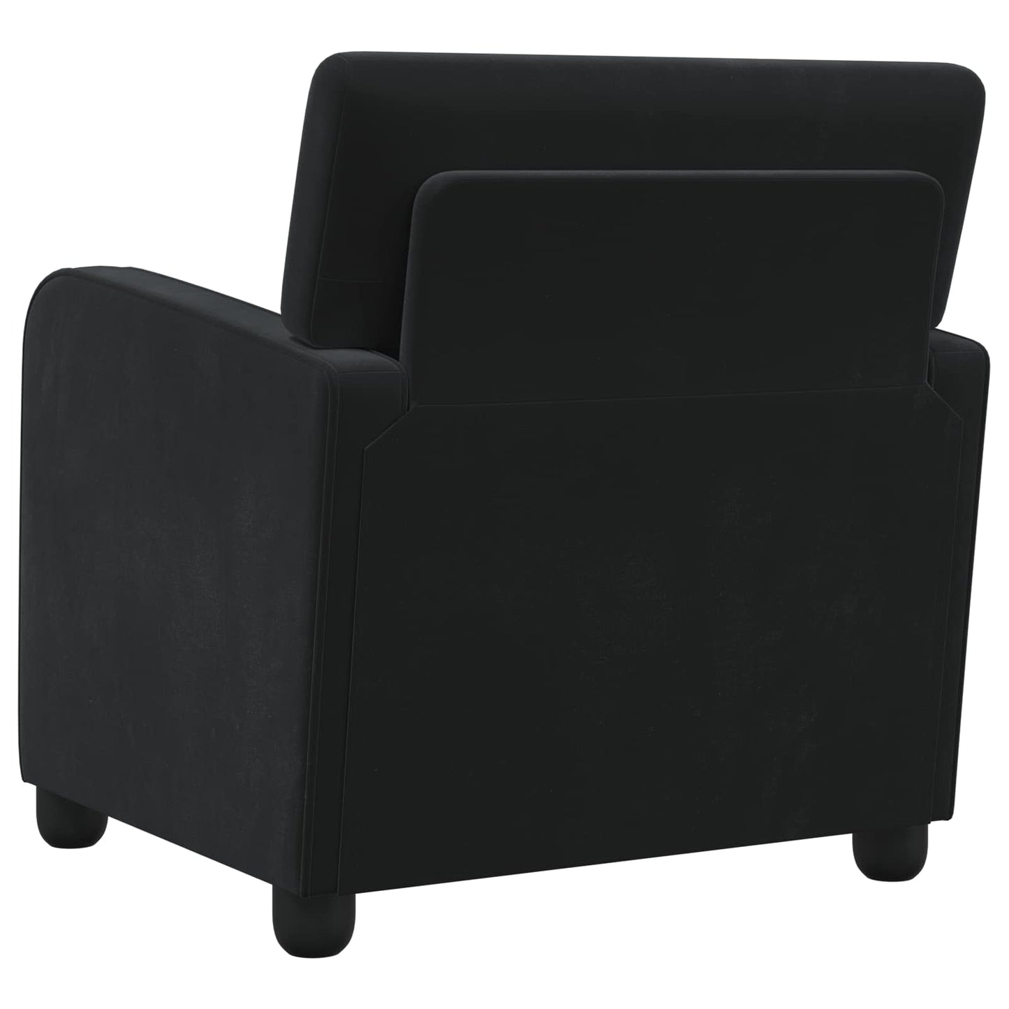 vidaXL Armchair Black Velvet