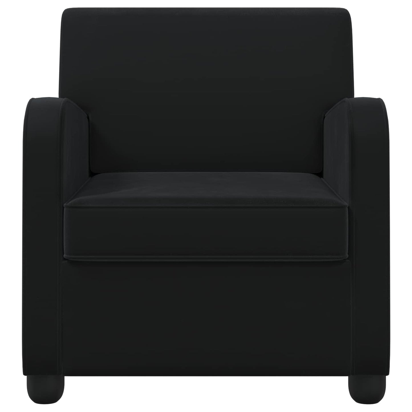 vidaXL Armchair Black Velvet