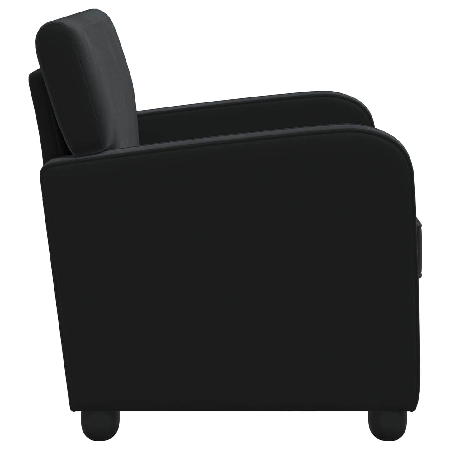 vidaXL Armchair Black Velvet