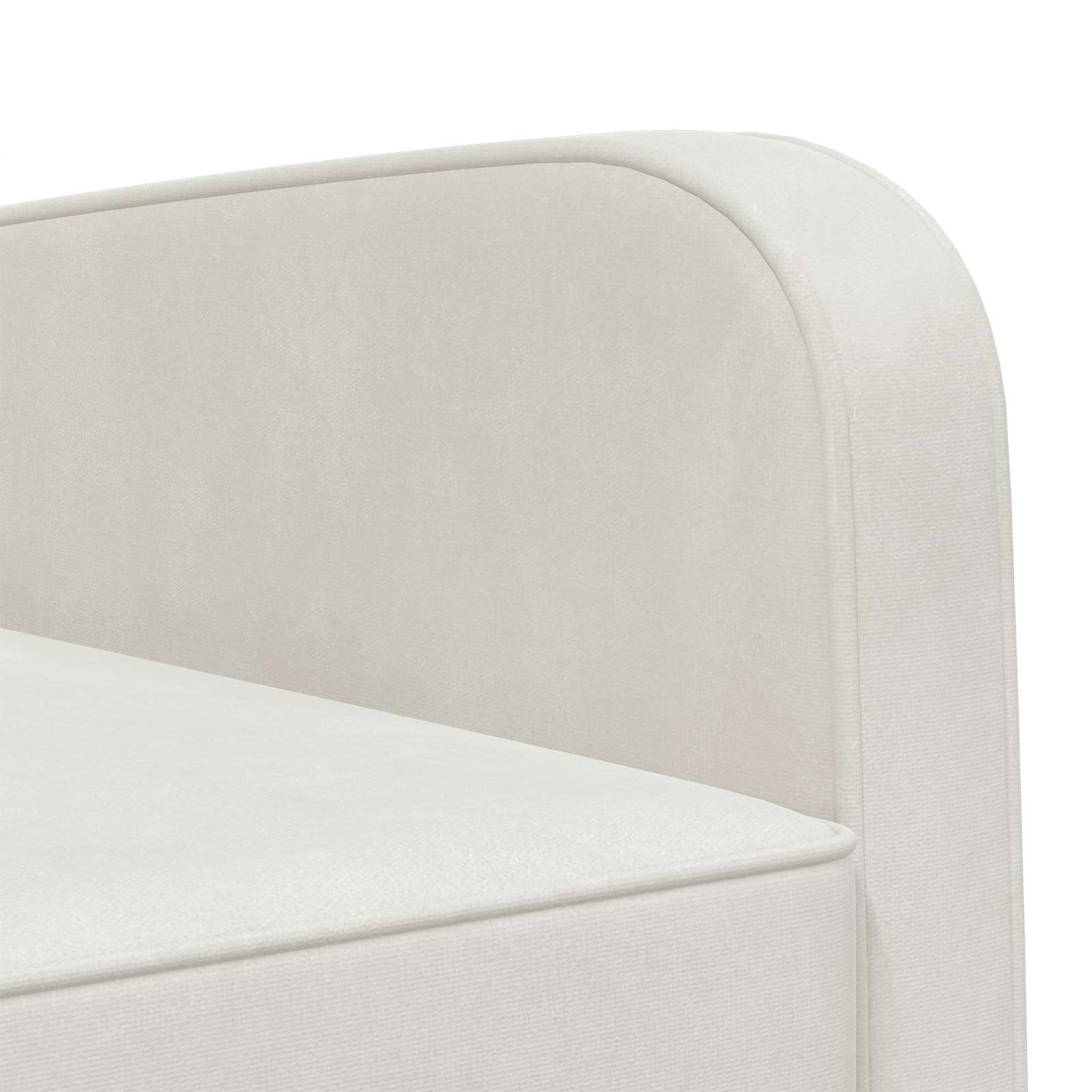 vidaXL Armchair Cream Velvet