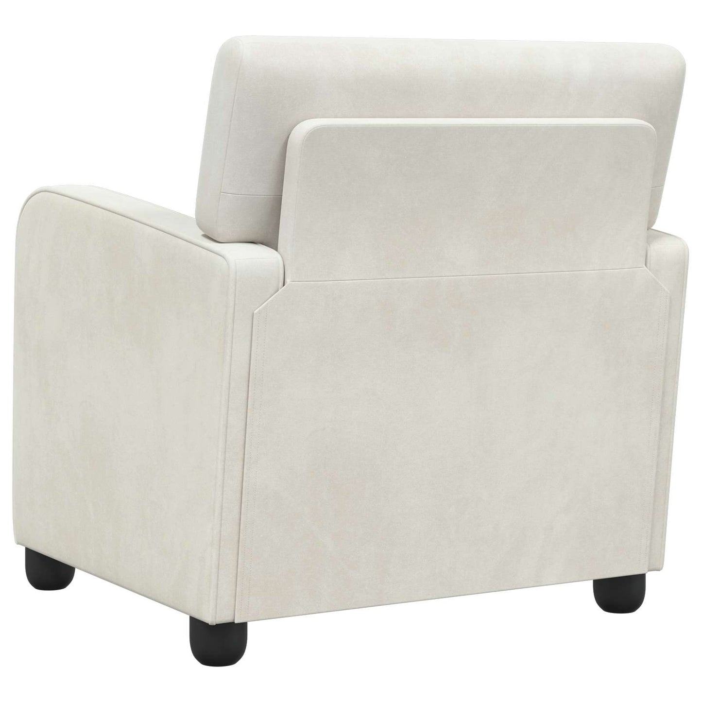 vidaXL Armchair Cream Velvet