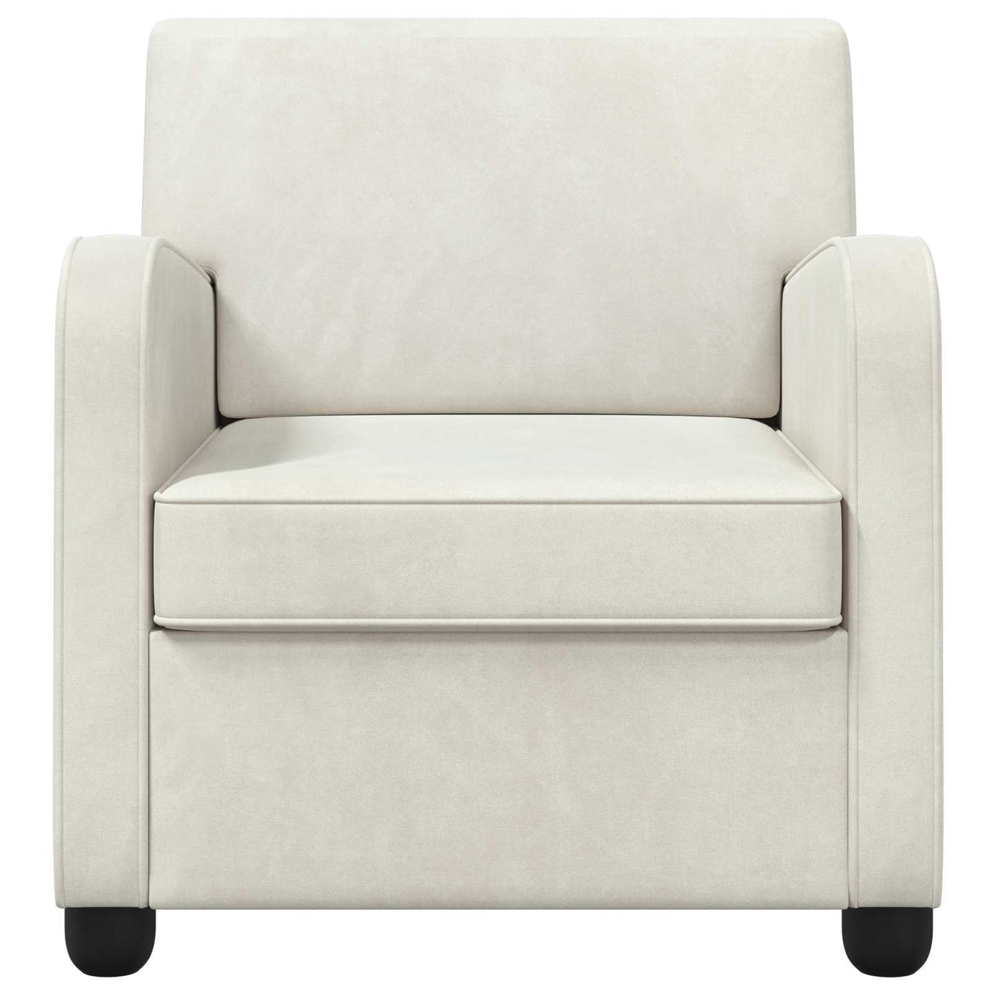 vidaXL Armchair Cream Velvet