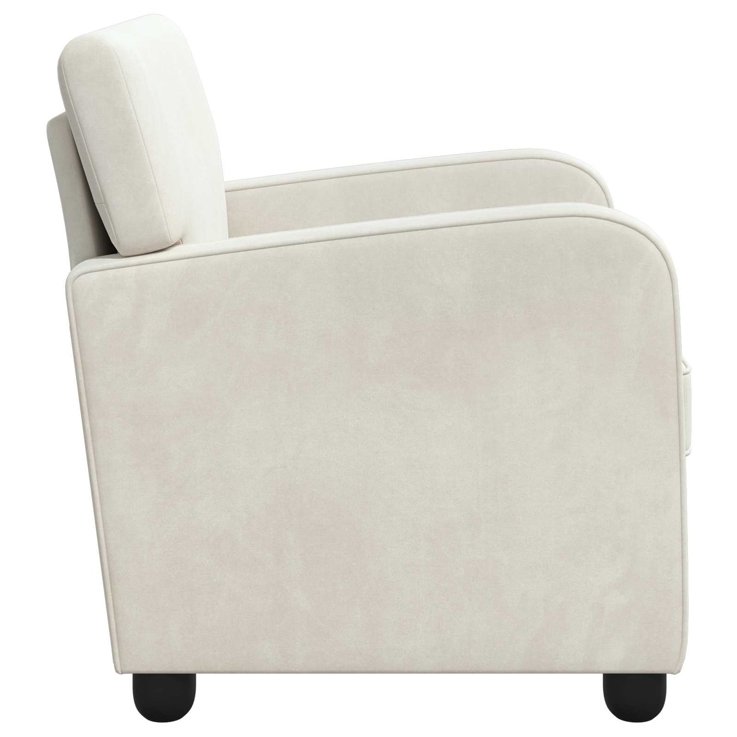 vidaXL Armchair Cream Velvet