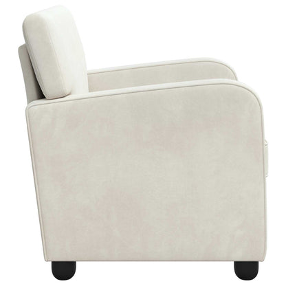vidaXL Armchair Cream Velvet