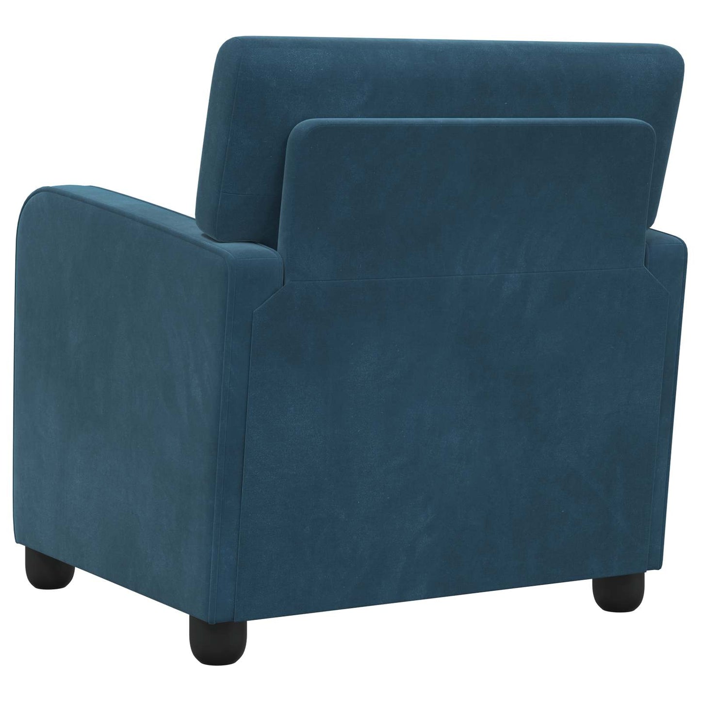 vidaXL Armchair Blue Velvet