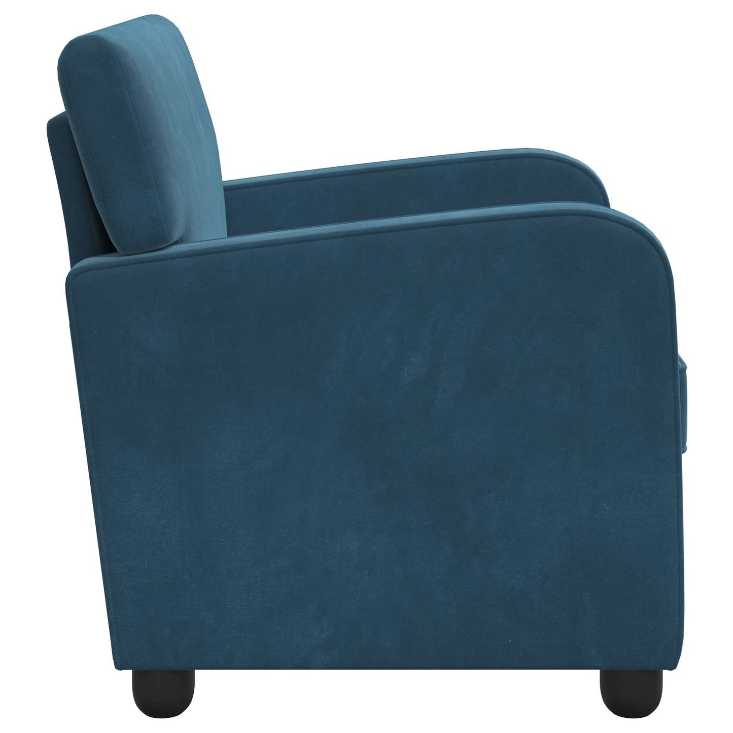 vidaXL Armchair Blue Velvet