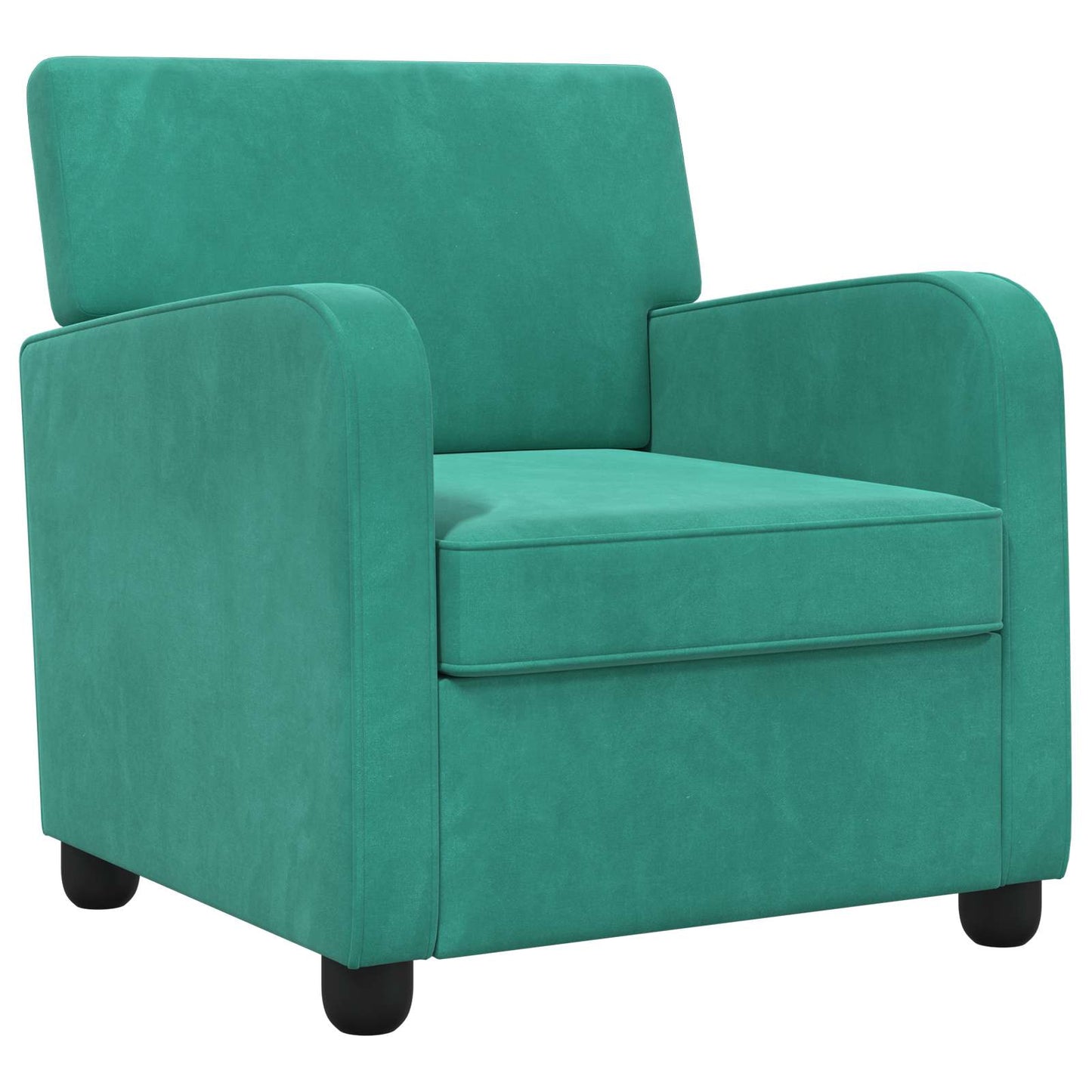 vidaXL Armchair Turquoise Velvet
