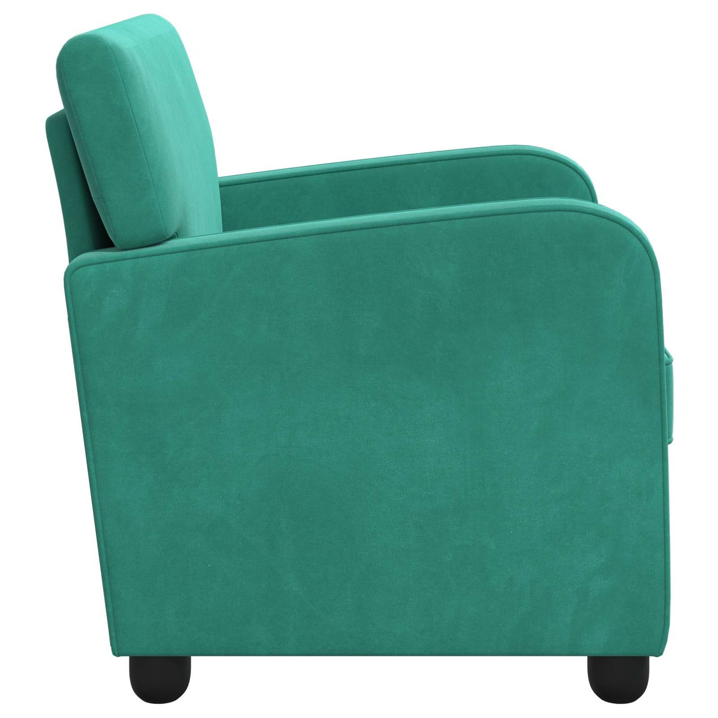 vidaXL Armchair Turquoise Velvet