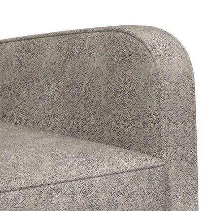 vidaXL Armchair Light Grey Faux Suede Leather