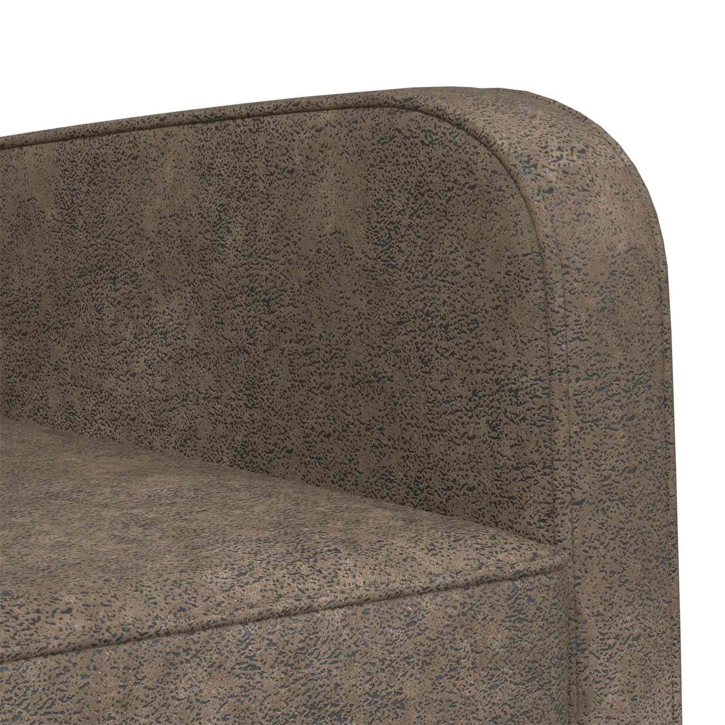 vidaXL Armchair Dark Grey Faux Suede Leather