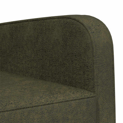 vidaXL Armchair Army Green Faux Suede Leather
