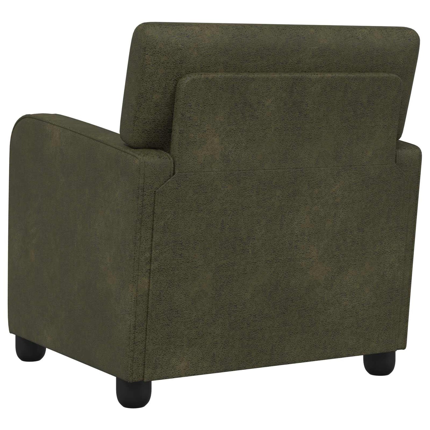 vidaXL Armchair Army Green Faux Suede Leather