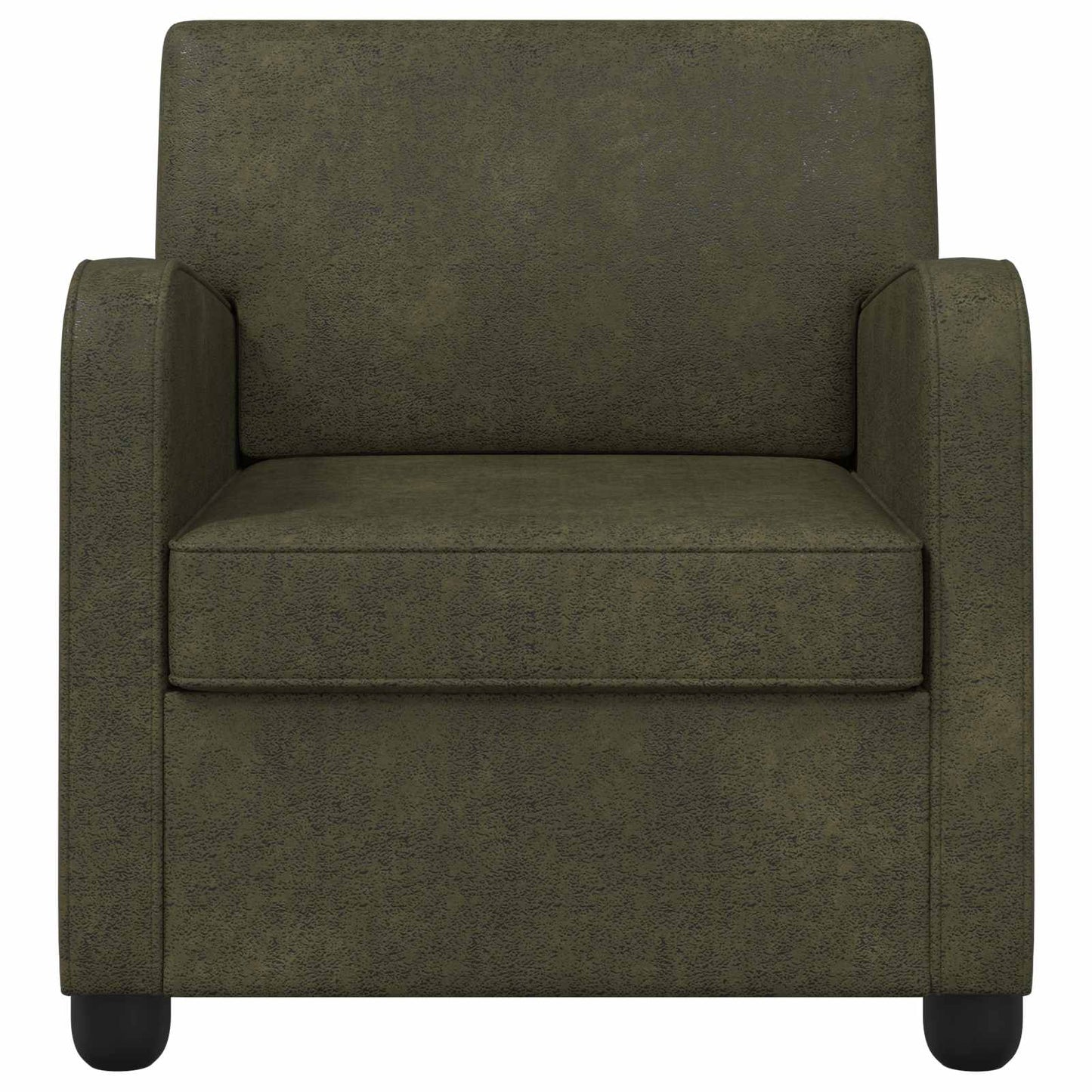 vidaXL Armchair Army Green Faux Suede Leather