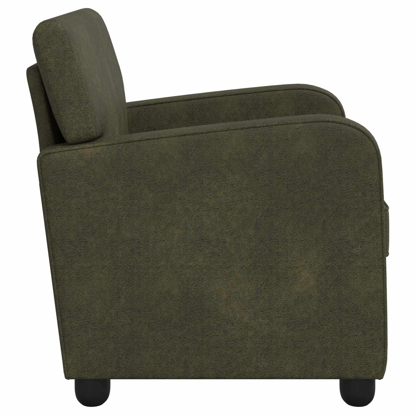 vidaXL Armchair Army Green Faux Suede Leather