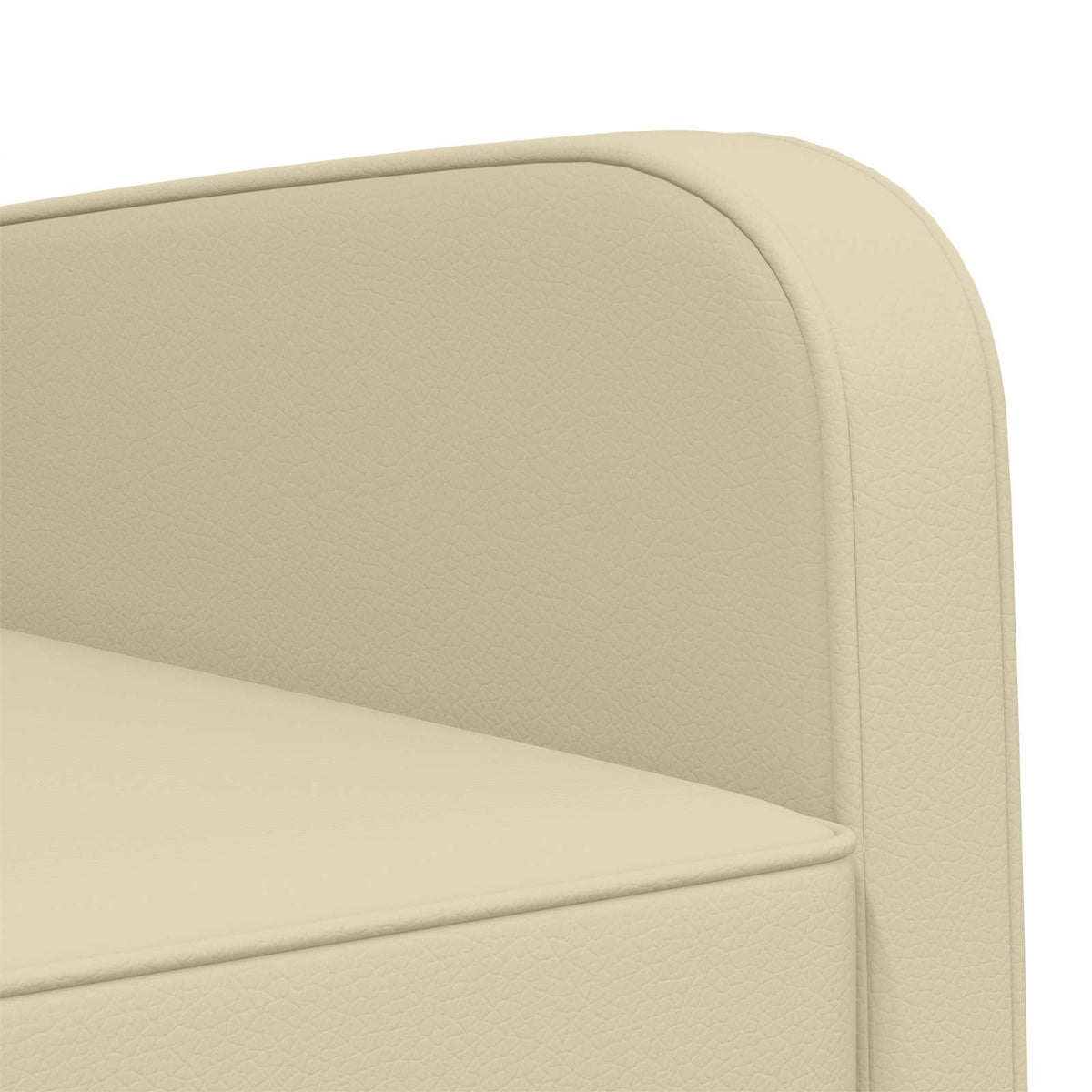 vidaXL Armchair Cream Faux Leather