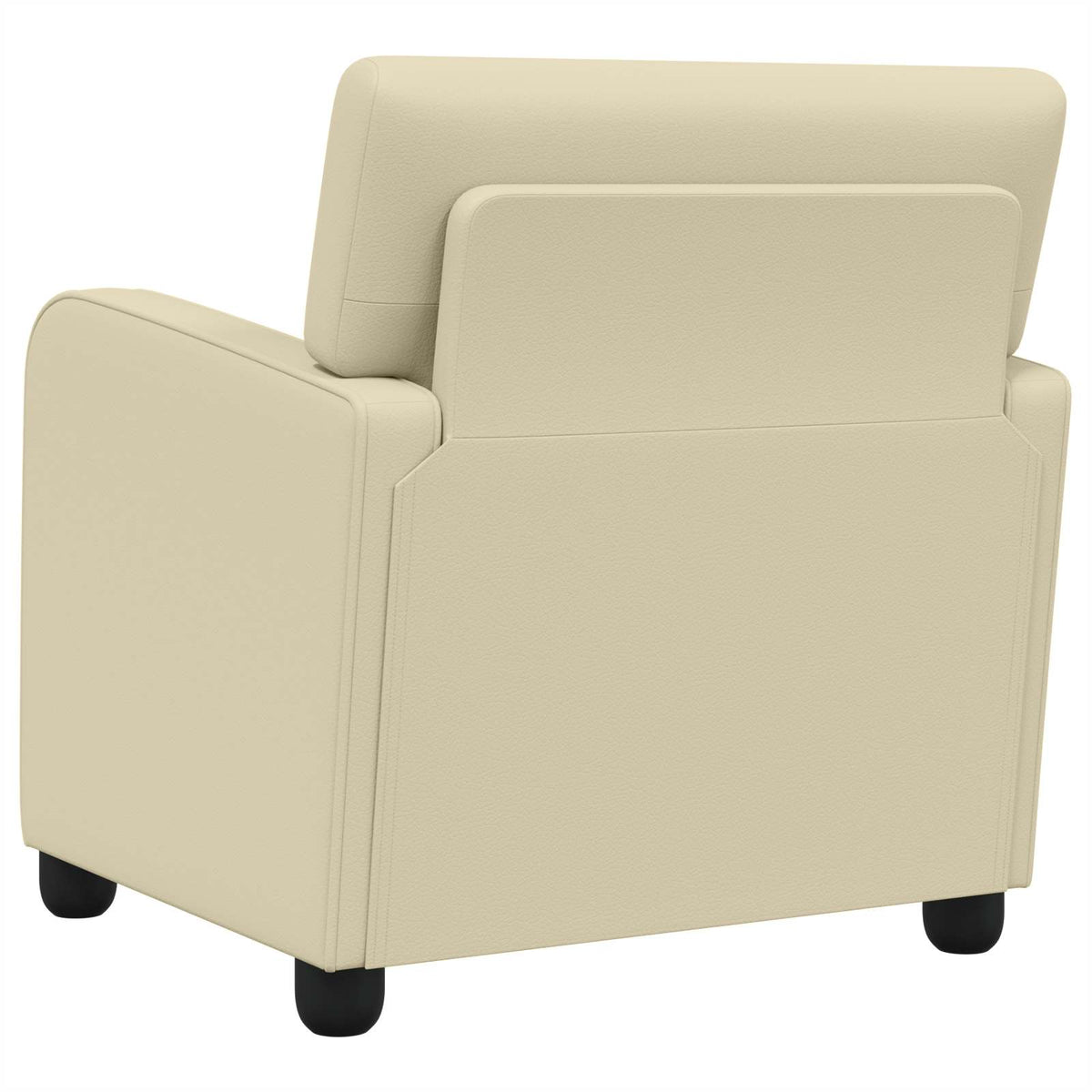 vidaXL Armchair Cream Faux Leather