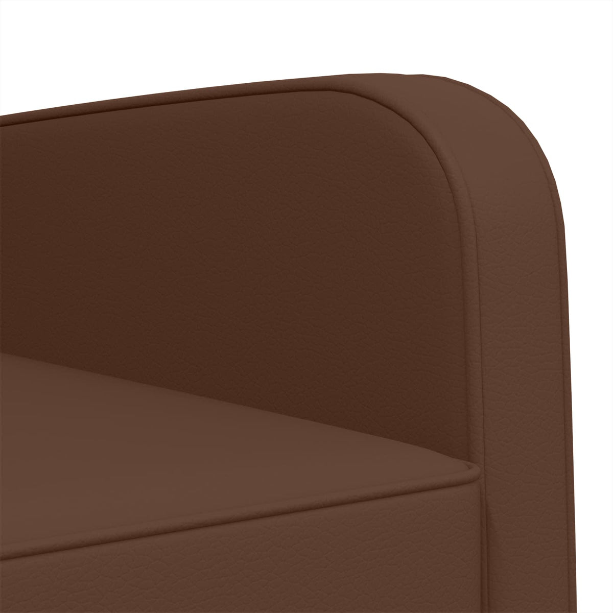 vidaXL Armchair Brown Faux Leather
