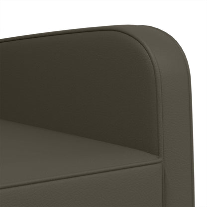 vidaXL Armchair Grey Faux Leather