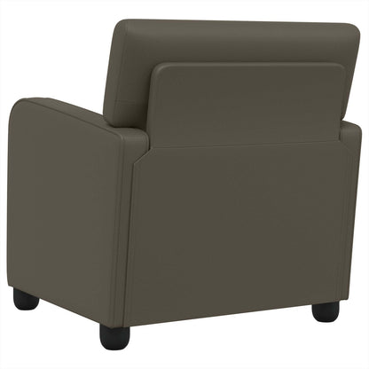 vidaXL Armchair Grey Faux Leather