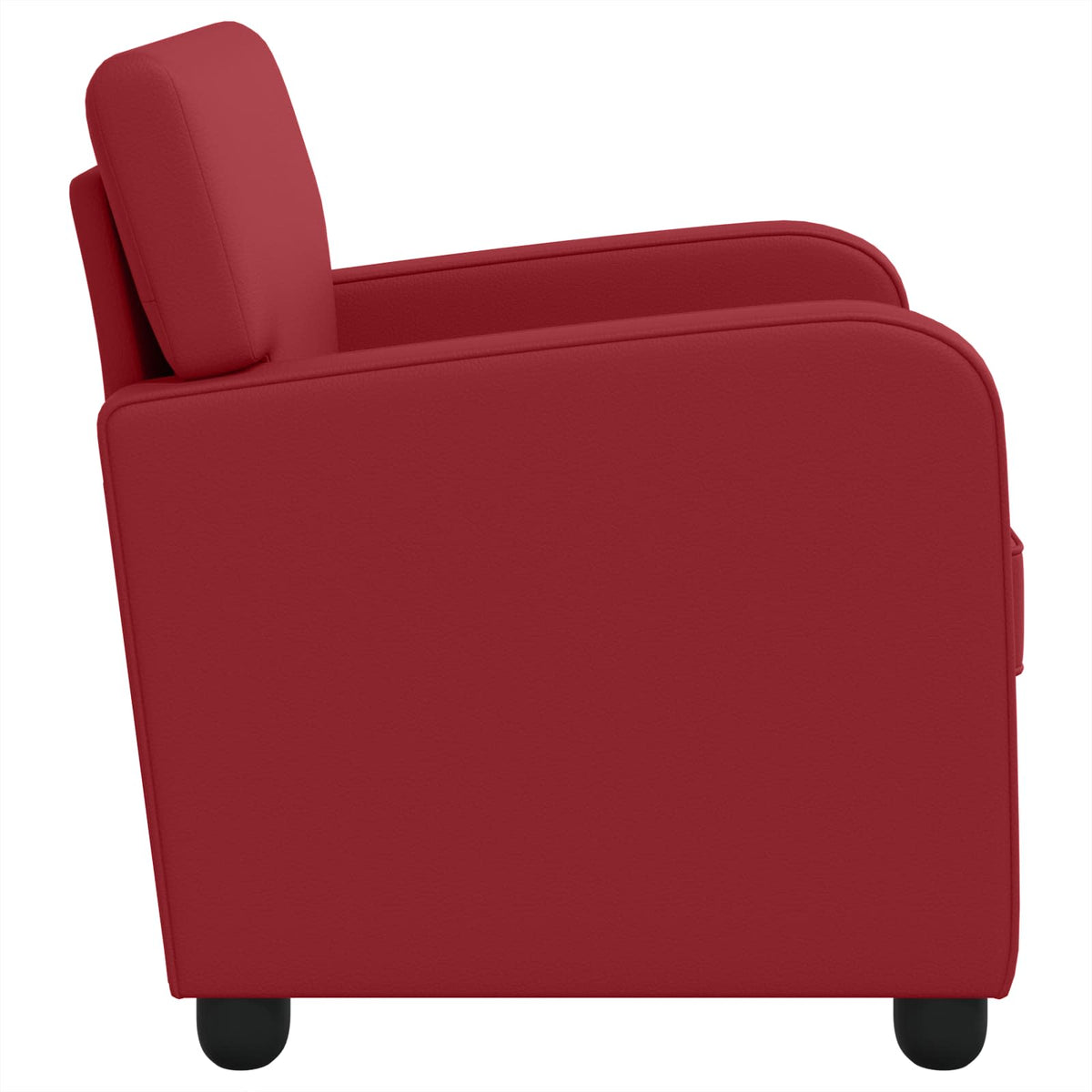 vidaXL Armchair Wine Red Faux Leather