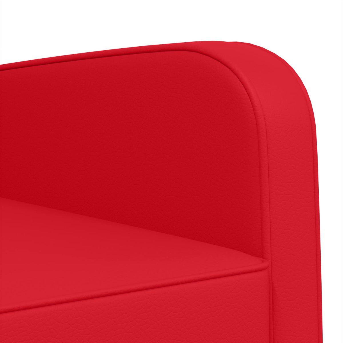 vidaXL Armchair Red Faux Leather