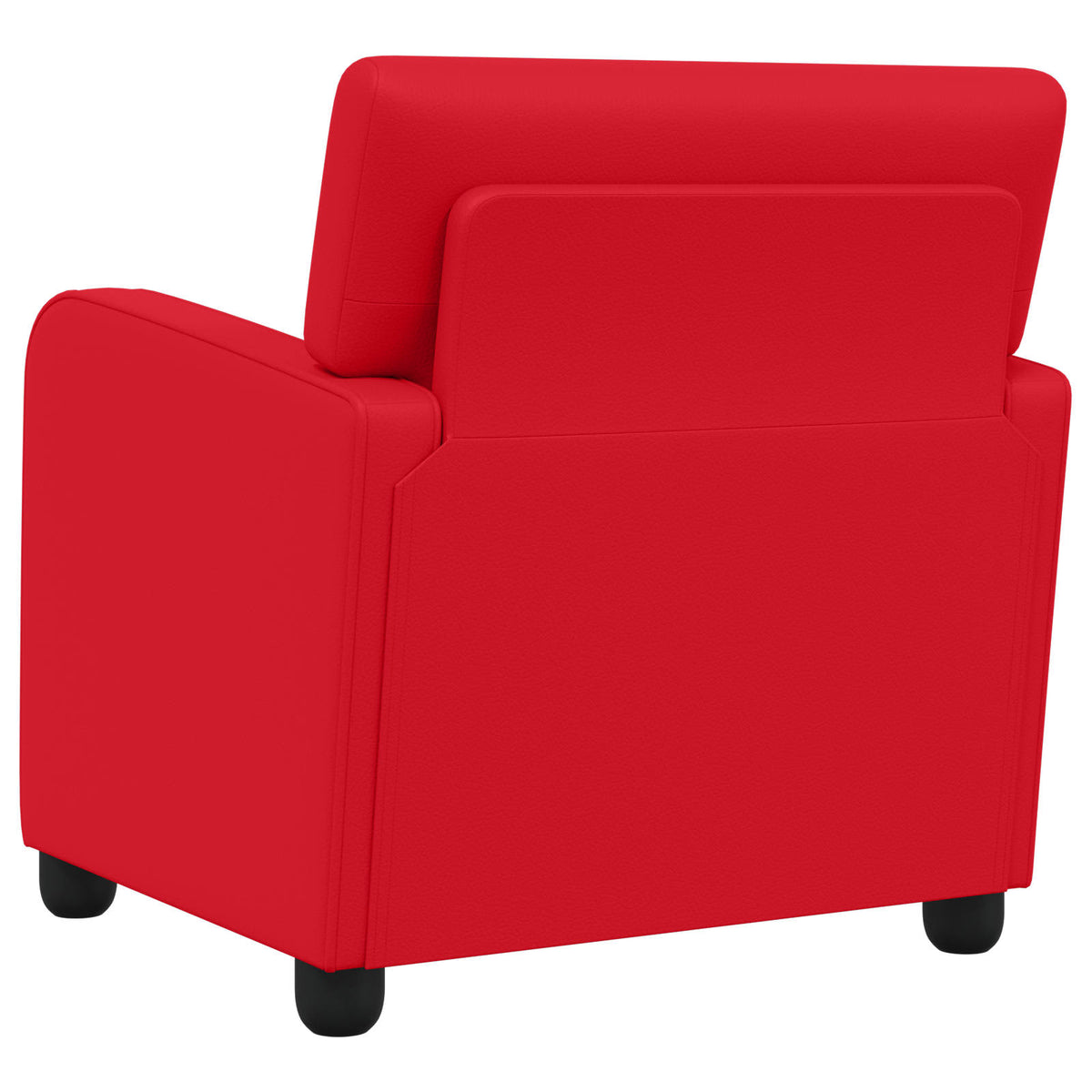 vidaXL Armchair Red Faux Leather