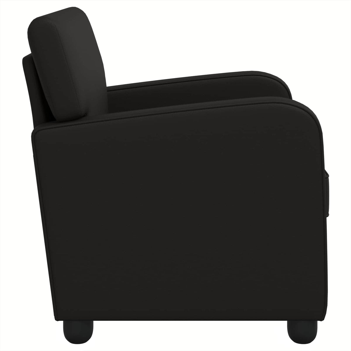 vidaXL Armchair Black Faux Leather