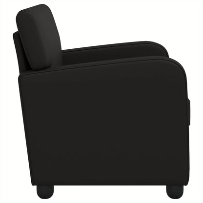 vidaXL Armchair Black Faux Leather