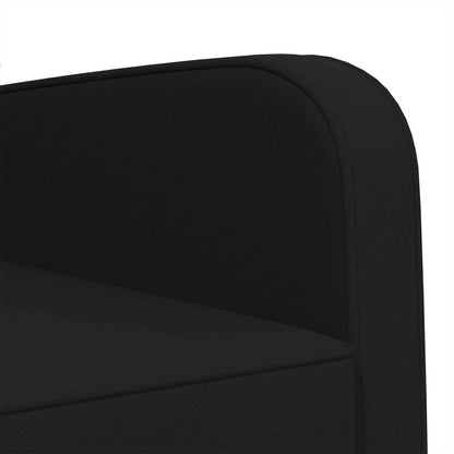 vidaXL Armchair Shiny Black Faux Leather