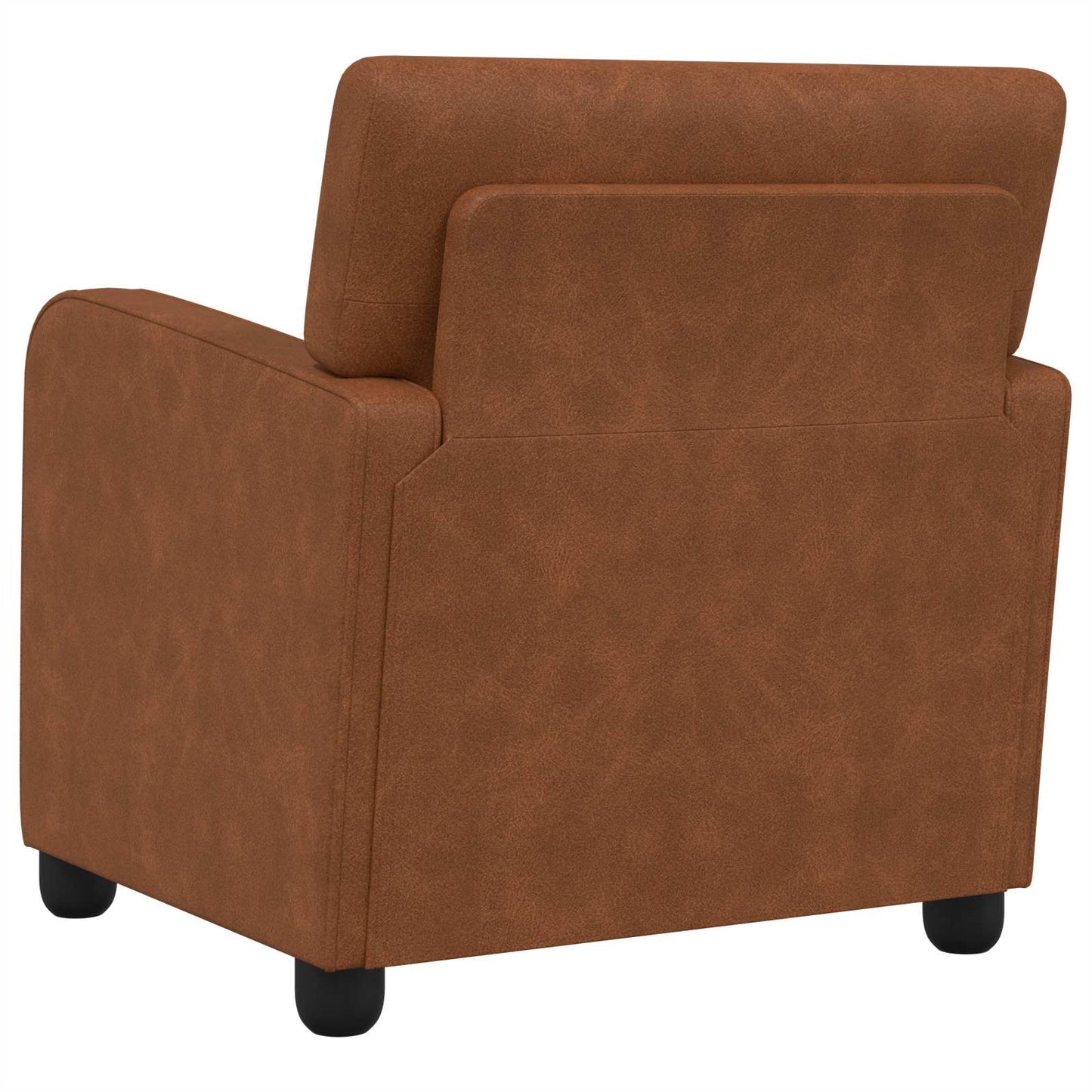 vidaXL Armchair Antique Brown Faux Leather
