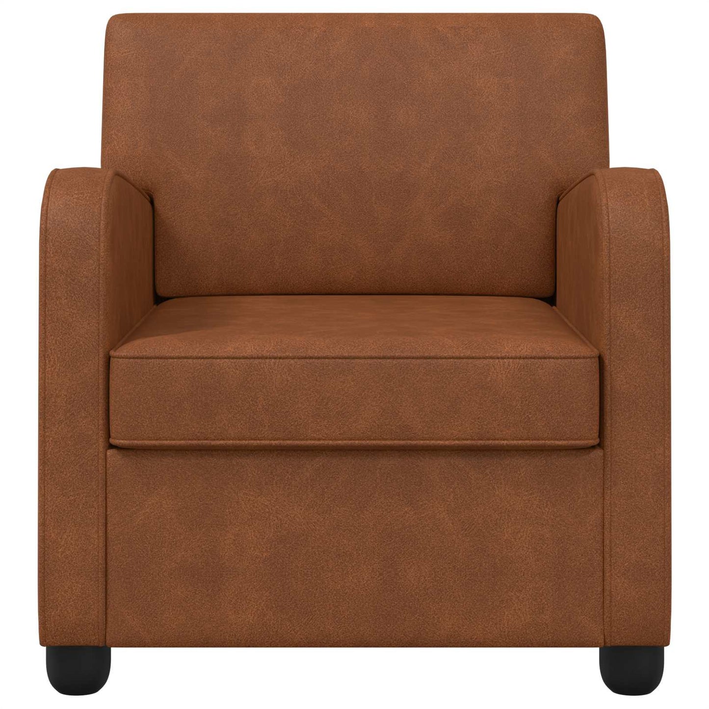 vidaXL Armchair Antique Brown Faux Leather