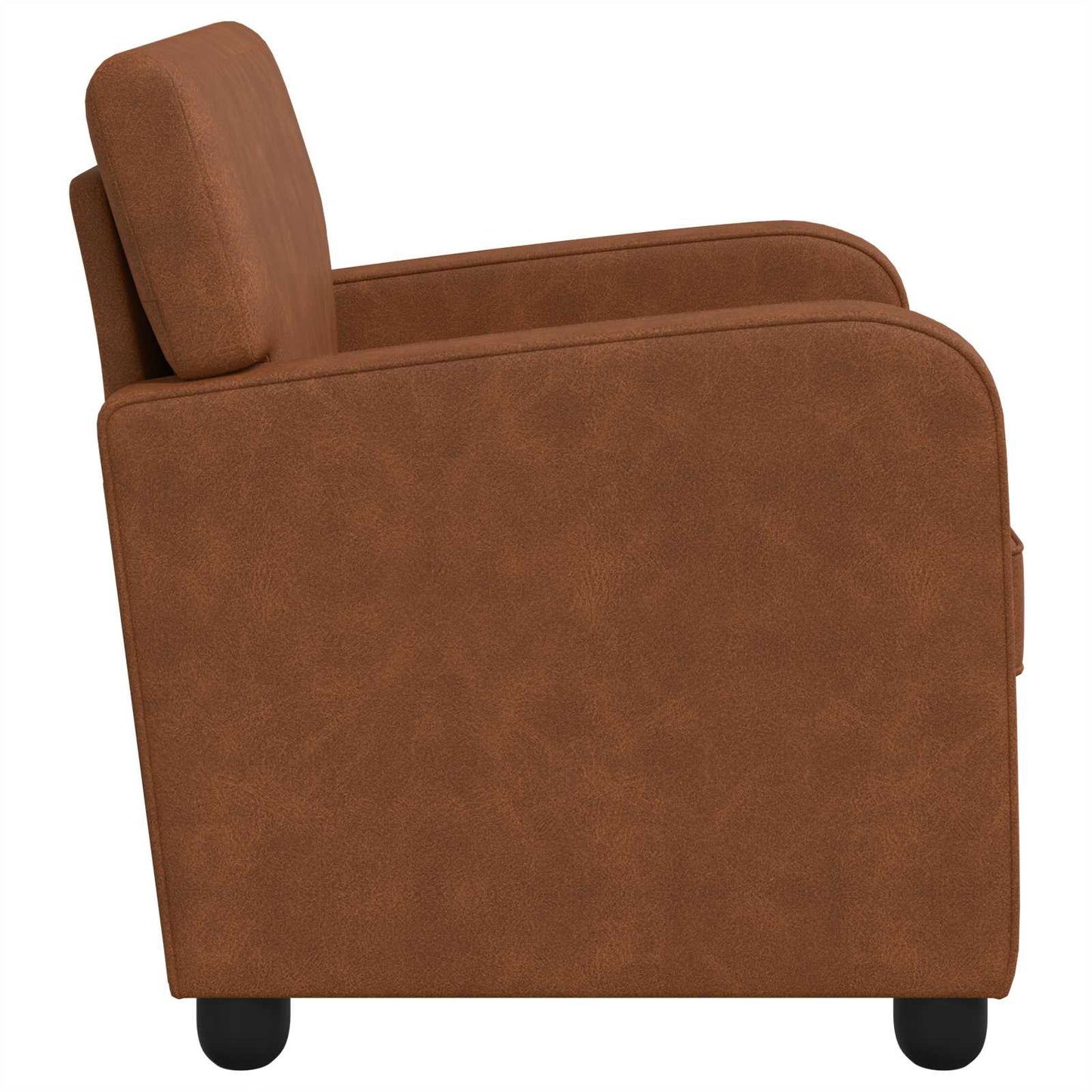 vidaXL Armchair Antique Brown Faux Leather