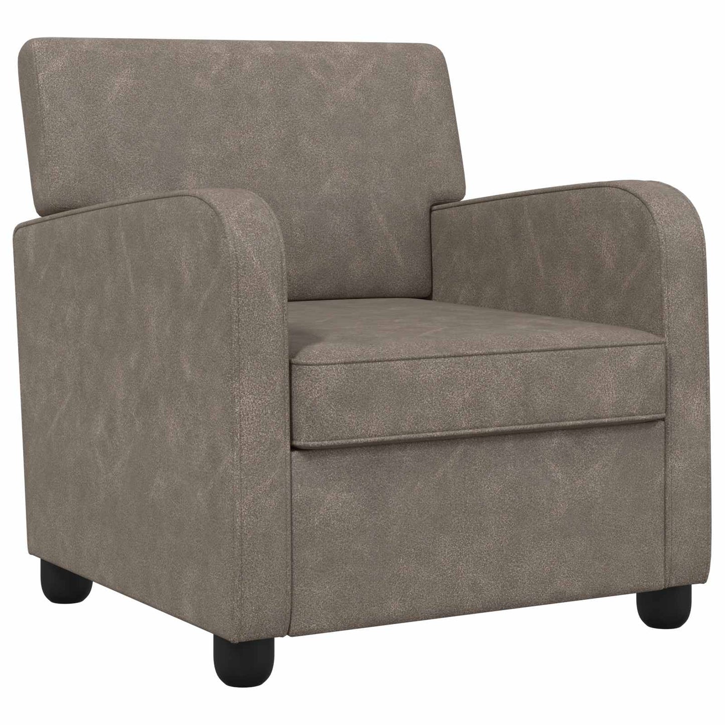 vidaXL Armchair Antique Grey Faux Leather