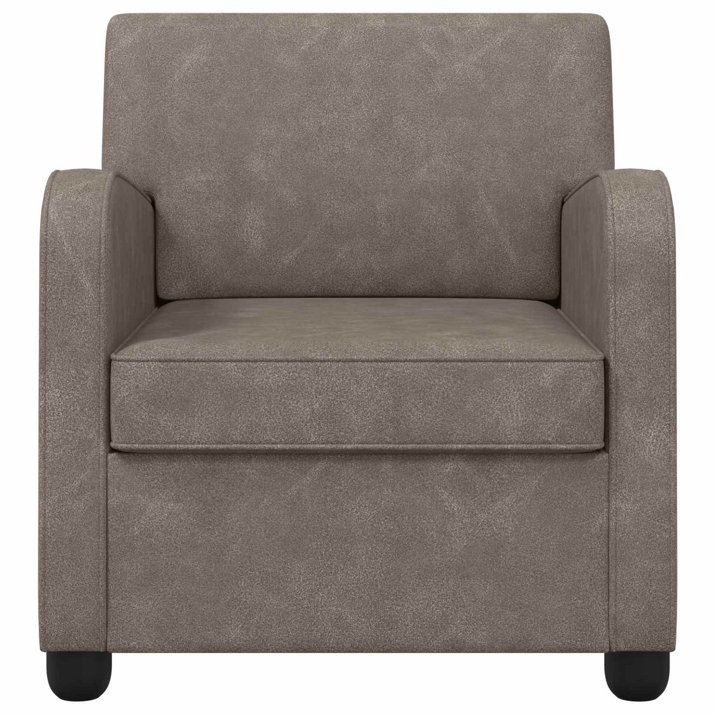 vidaXL Armchair Antique Grey Faux Leather