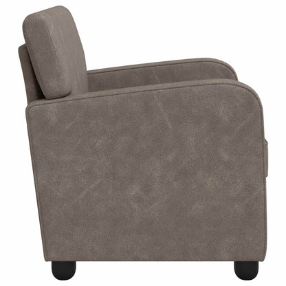 vidaXL Armchair Antique Grey Faux Leather