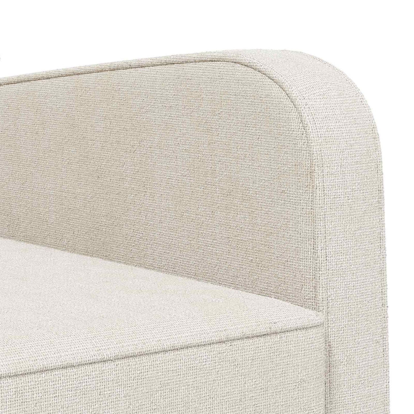vidaXL Armchair Cream Chenille