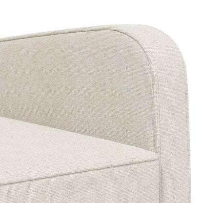 vidaXL Armchair Cream Chenille