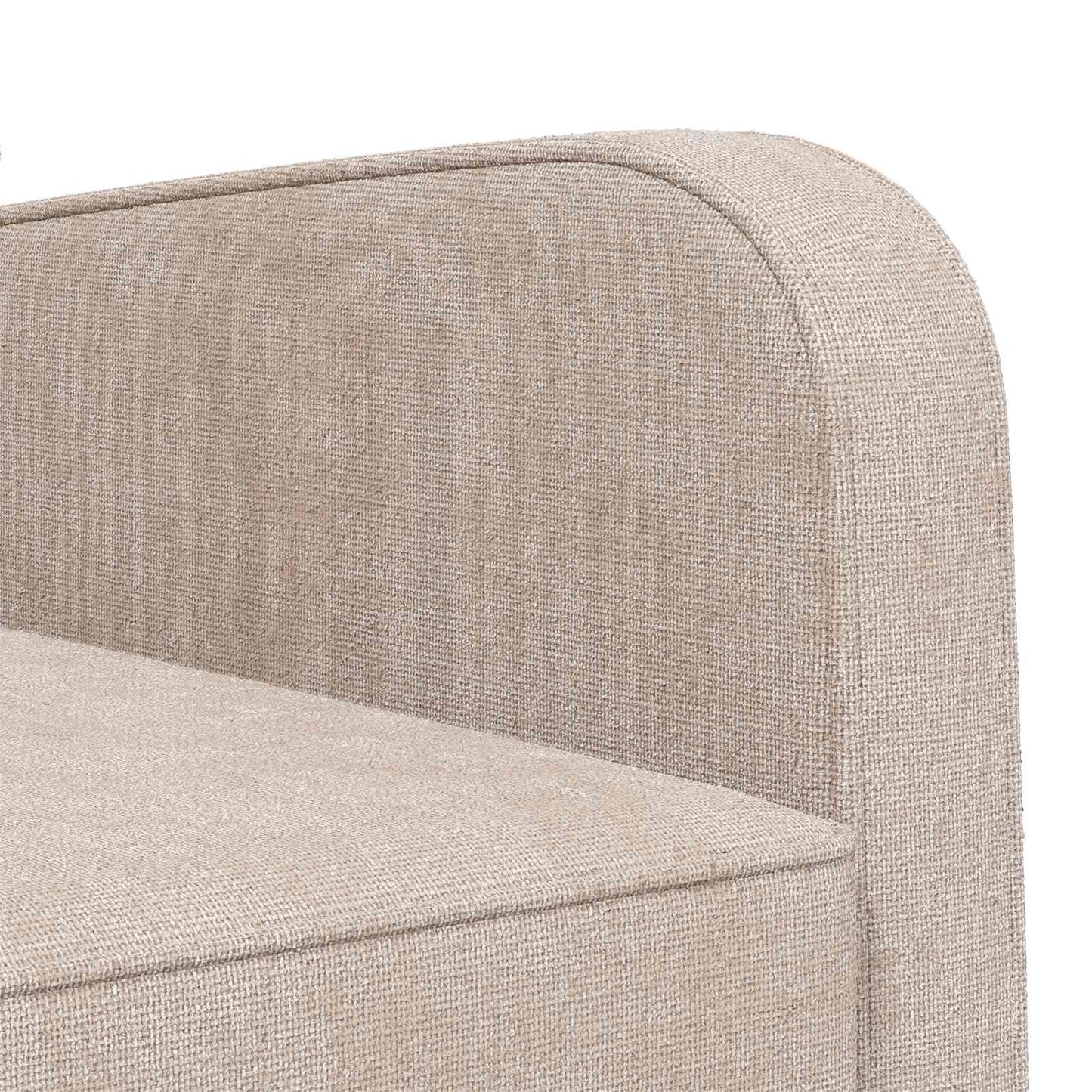 vidaXL Armchair Beige Chenille