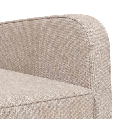 vidaXL Armchair Beige Chenille