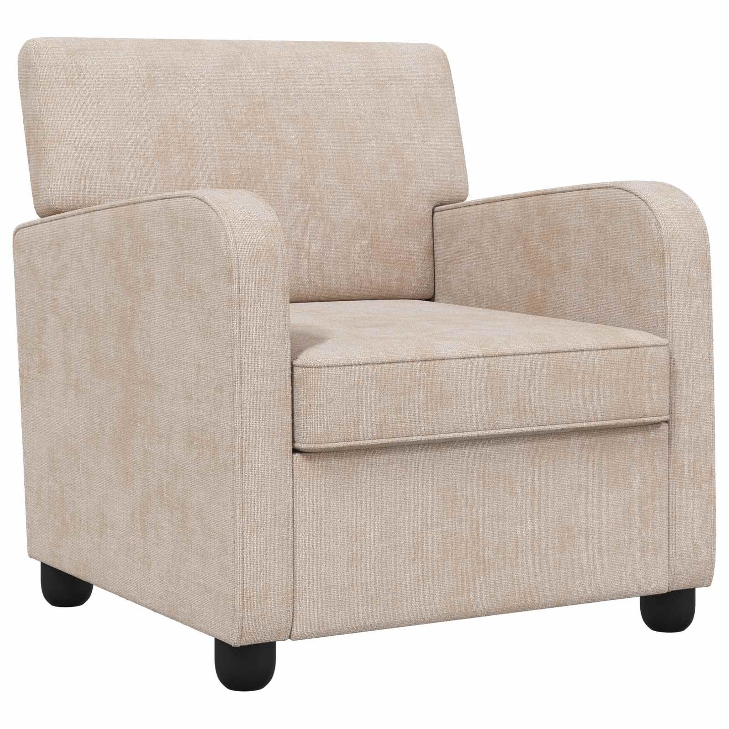 vidaXL Armchair Beige Chenille
